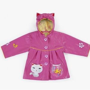 Kidorable Girl Pink Raincoat